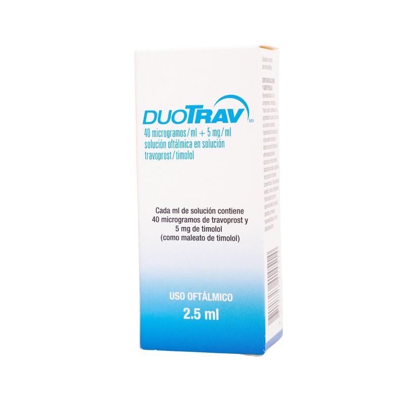 Duotrav Solución Oftálmica Frasco 2.5 Ml