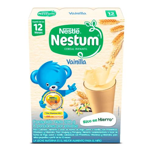 Cereal Infantil Nestum Vainilla En Polvo Caja X 200 Gr Nestle