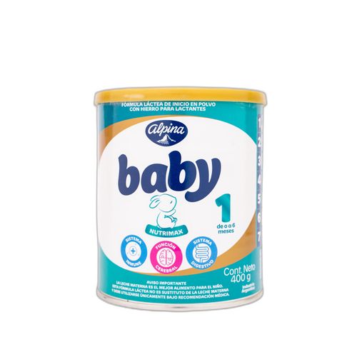 Alpina Baby Nutrimax Etapa 1 Tarro X 400 Gr Polvo