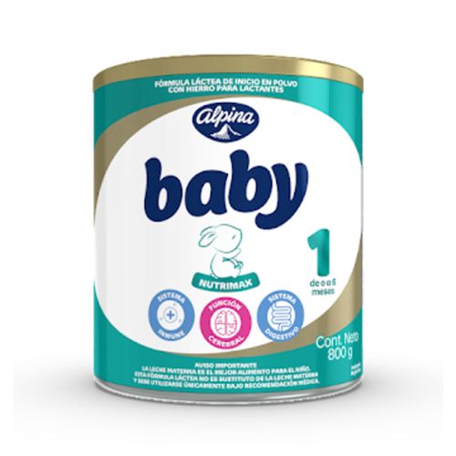 Alpina Baby Nutrimax Etapa 1 Tarro 800 Gr Polvo