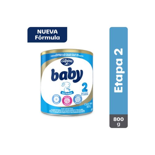 Alpina Baby Nutrimax Etapa 2 Tarro X 800 Gr Polvo