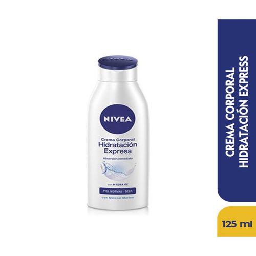 Crema Nivea Body Hidratación Express Frasco X 125 Ml Bdf