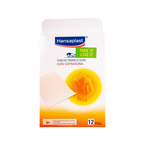 Parche León Con Capsaicina 4.8 Mg Paquete X 12 Unidades Ahorre 10% Bdf