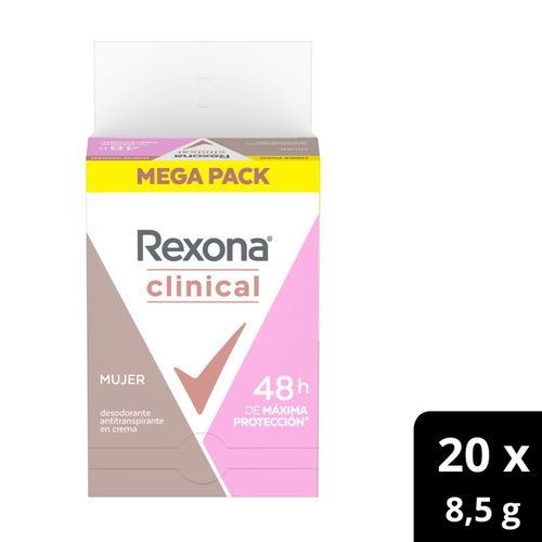 Desodorante Rexona Clinical Classic Women Caja X 20 Ud Unilever