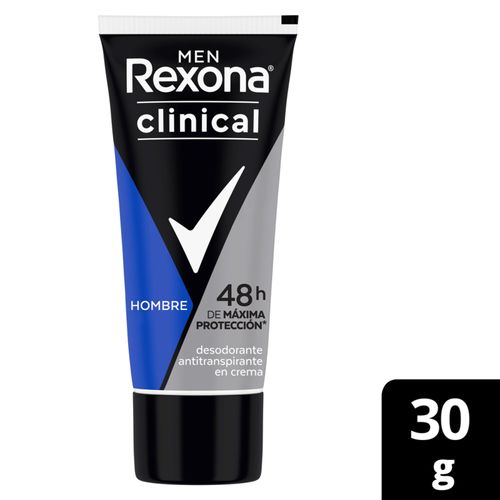 Desodorante Rexona Men Clinic Clean Tubo X 30 Gr Unilever