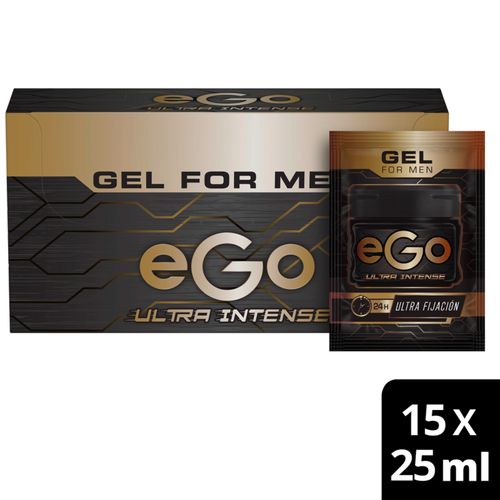 Gel For Men Ego Ultra Intense 15 Sobres 25 Ml Unilever