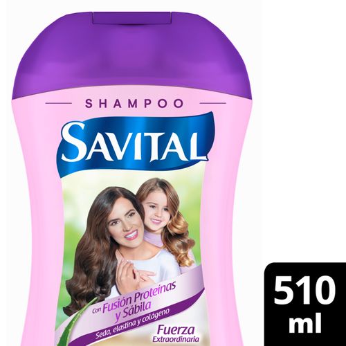 Shampoo Savital Fusión Proteínas Frasco X 510 Ml Unilever