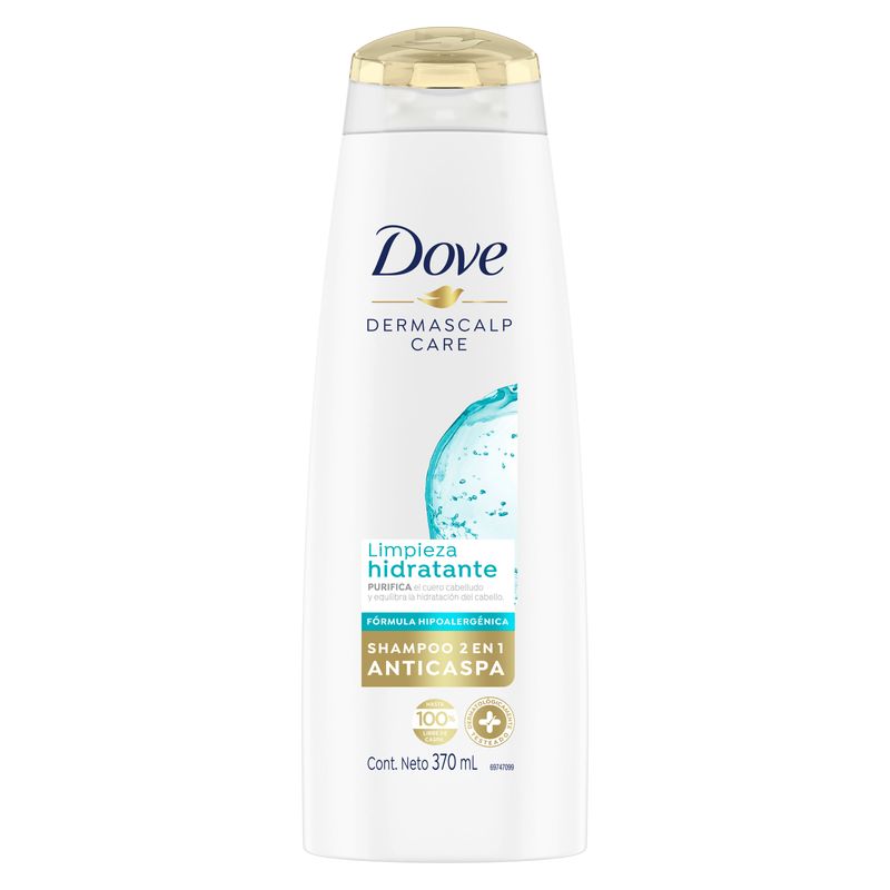 Shampoo Dove Anticaspa Limpieza Hidratante 370
