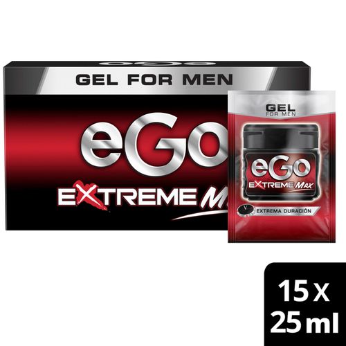 Gel For Men Ego Extreme Max Caja X 15 Sobres 27 Ml Unilever