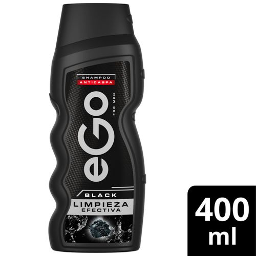 Shampoo Ego Black Limpieza Frasco X 400 Ml Unilever