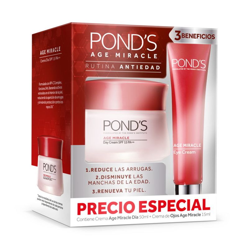 Ponds Age Miracle Día + Ojos Oferta Especial