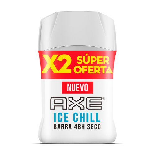 Desodorante Axe Stick Ap Ice Chill 2 Un X 50 Gr Unilever