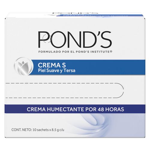 Crema Ponds Displey X 10 Sobres 8.5 Gr Unilever