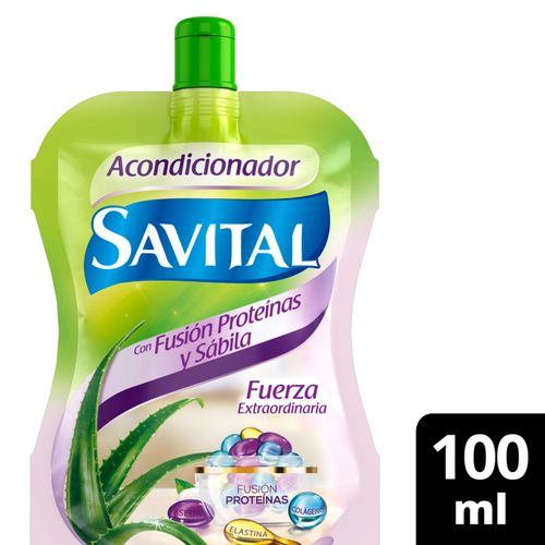 Acondicionador Savital Fusión Proteínas Doypack X 100 Ml Unilever
