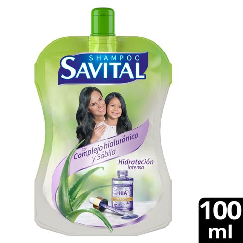 Shampoo Savital Hialurónico Doypack X 100 Ml Unilever