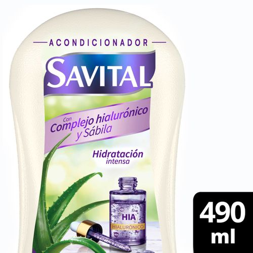 Acondicionador Savital Ácido Hialurónico X 490 Ml Unilever