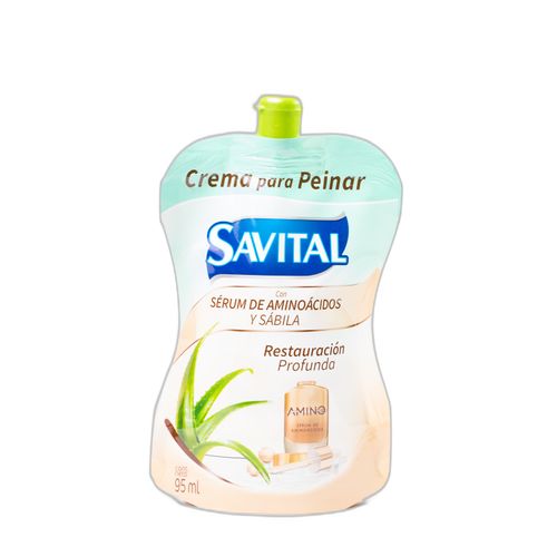 Crema Para Peinar Savital Aminoácidos X 95Ml Unilever
