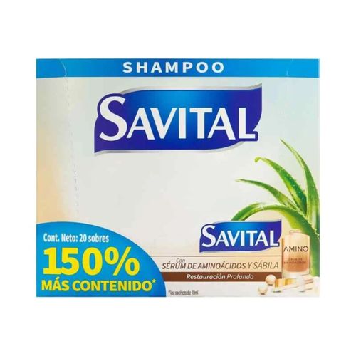 Shampoo Savital Aminoácidos Frasco X 25 Ml Unilever