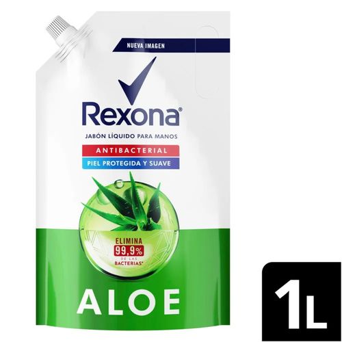 Jabón Líquido Rexona Antibacterial Aloe Doypack X 1000 Unilever