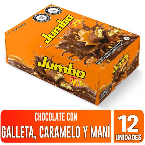 Chocolatina Jumbo Mix Caja X 12 Barras 60 Gr Nutresa