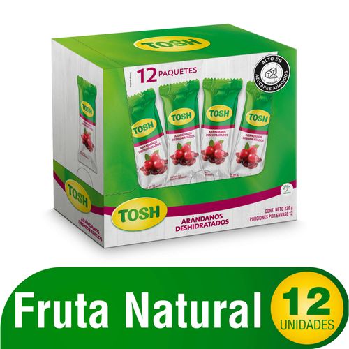 Tosh Arandanos Deshidratados X 12 Unidades Nutresa