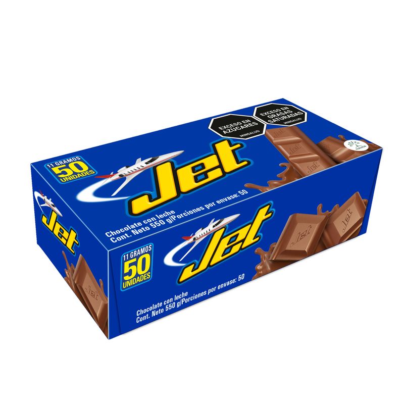 Chocolatina Jet Leche 11 Gr 50 Und Nutresa