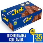 Chocolatina Jet Leche 35 Unidades Caja