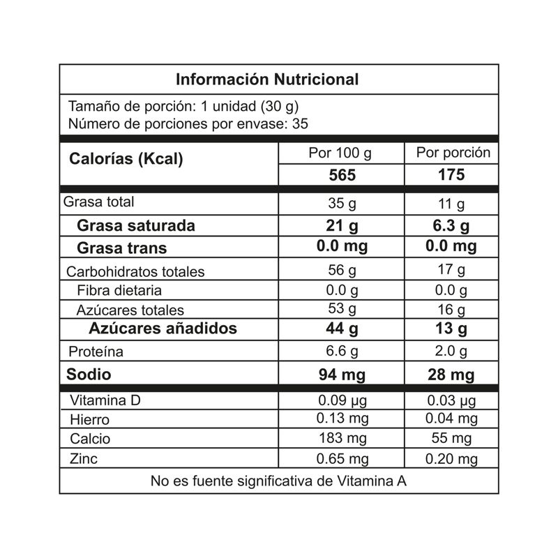 Chocolatina Jet Leche 35 Unidades Caja