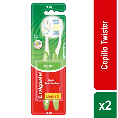 Cepillo De Dientes Colgate Twister 2 Cabezas