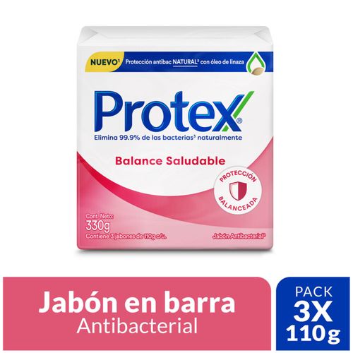 Jabón Protex Balance Saludable Barra X 110 Gr 3 Unidades Colgate