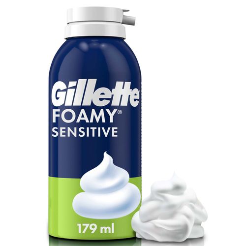 Espuma Para Afeitar Gillette Foamy Sensitive X 175 Gr