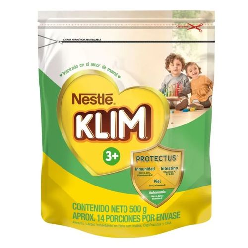 Alimento Lácteo Klim 3 + X 500 Gr Nestle