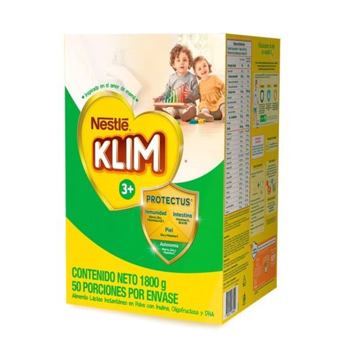 Fórmula Infantil Klim 3 + Dha Caja X 1800 Gr Nestle