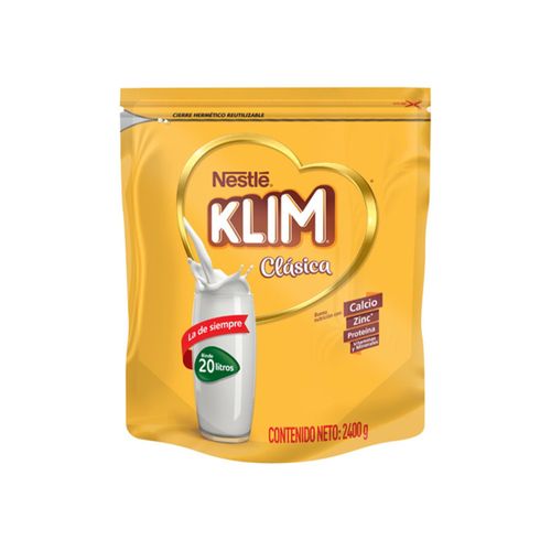 Leche En Polvo Klim Fortificada Clásica Bolsa X 2400 Gr Nestle