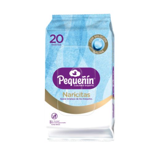Pañitos Húmedos Pequeñin Naricitas 20 Unidades Familia