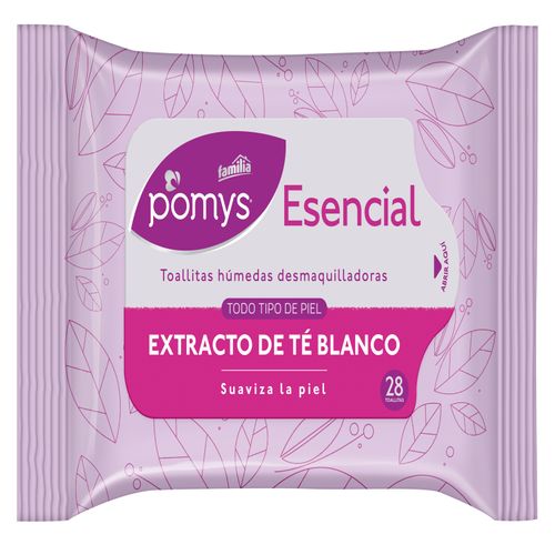 Desmaquillador Pomys Basic Paquete X 28 Unidades Familia