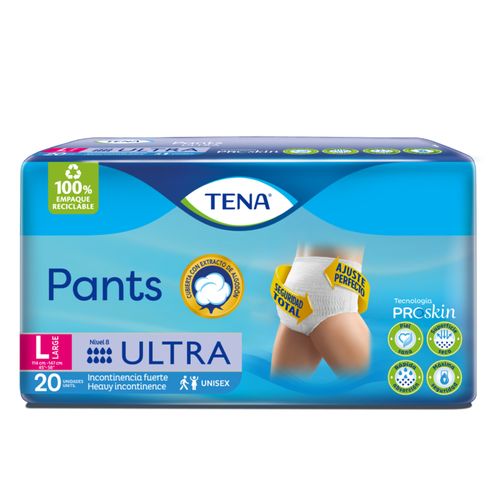 Pañal Para Adulto Tena Pants Ultra Large Bolsa X 20 Unidades Familia