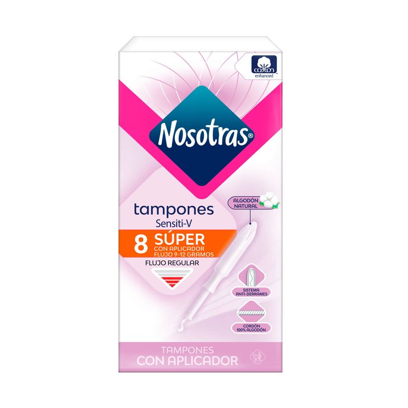 tampones-nosotras-con-aplicador-super-sensitive-caja-x-8