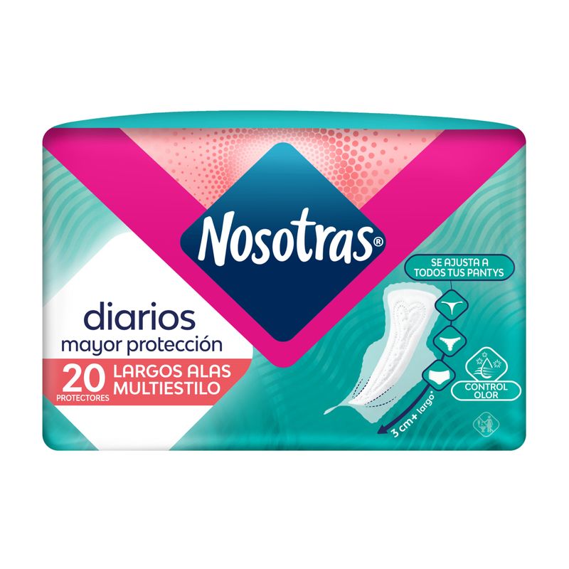 protectores-diarios-nosotras-largo-alas-multiestilo-bolsa-x-20-unidades