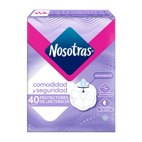 Protectores Diarios Nosotras Lacti Caja X 40 Unidades