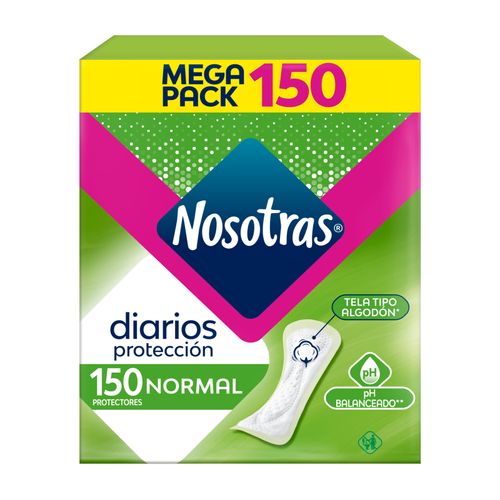 Protectores Diarios Nosotras Caja X 150 Unidades