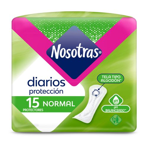 Protectores Diarios Nosotras Bolsa X 15 Unidades