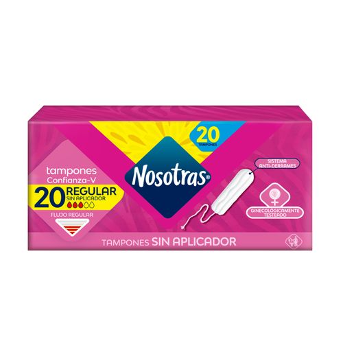 Tampones Nosotras Digital Regular Caja X 20 Unidades Familia