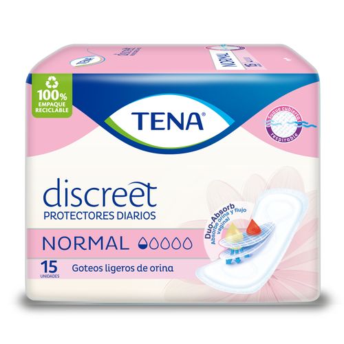Protector Tena Normal Lights By Bolsa X 15 Unidades Familia