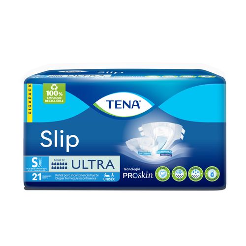 Pañal Para Adulto Tena Slip Ultra S Paquete X 21 Unidades Familia