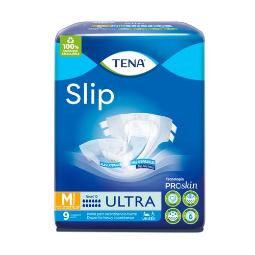 Pañal Para Adulto Tena Slip Ultra M Paquete X 9 Unidades Familia