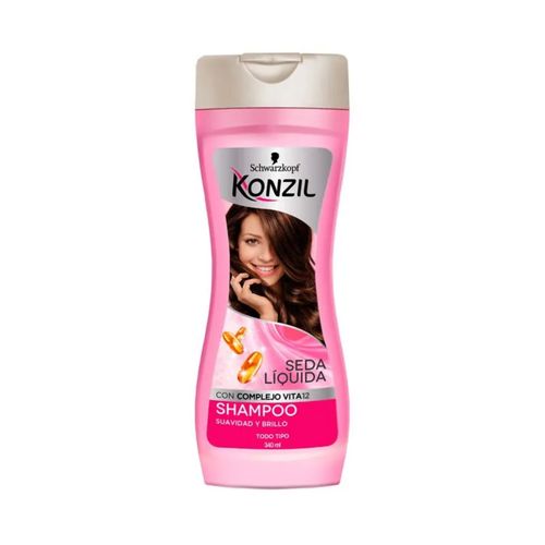 Shampoo Konzil Seda Líquida Vita12 Frasco X 340 Ml Henkel