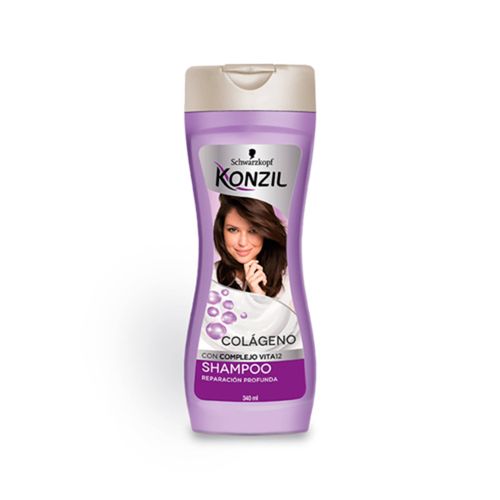 Shampoo Konzil Colágeno Vita12 Frasco X 340 Ml Henkel