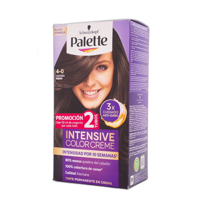 tinte-palette-intensive-cc-castano-medio-doble-tubo-x-4-0-henkel