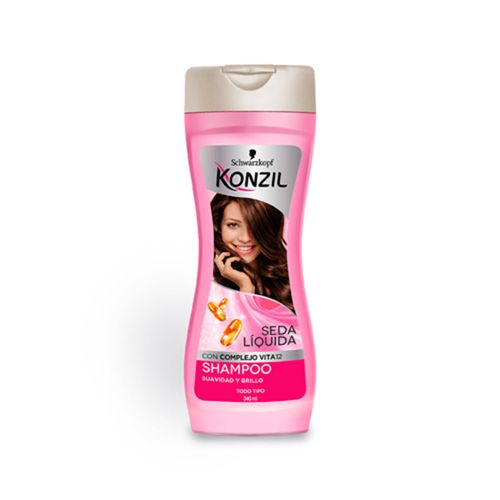 Shampoo Konzil Seda Líquida Vita 12 + Acond Frasco X 340 Ml Henkel